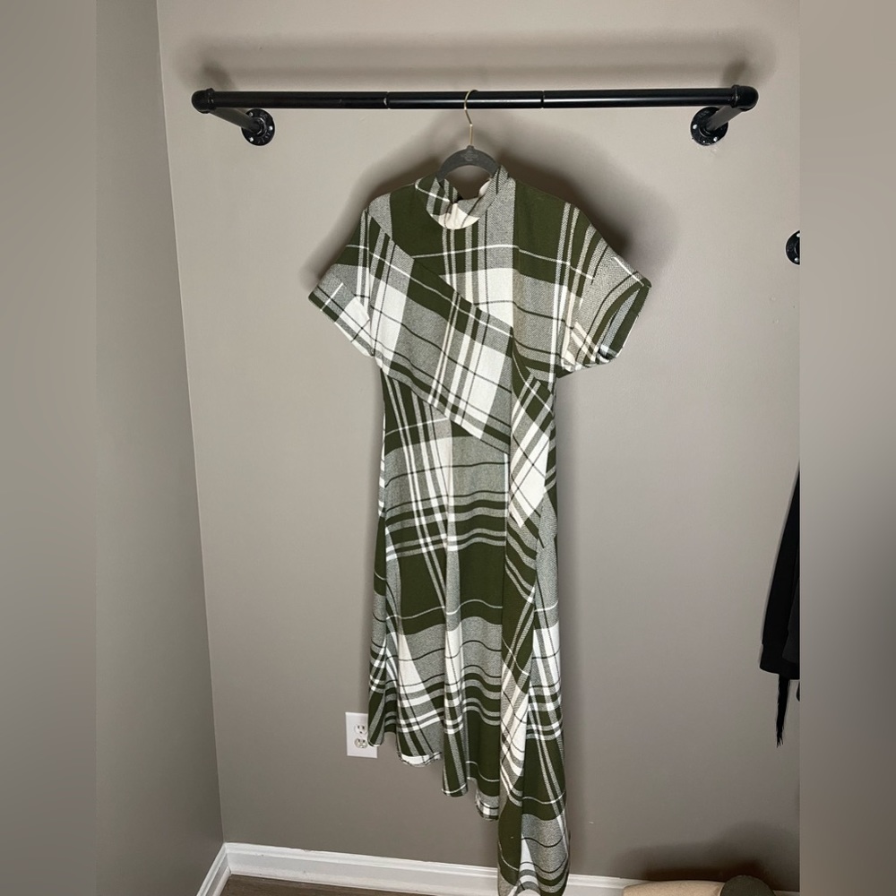 ASOS asymmetrical short sleeve shirt dress